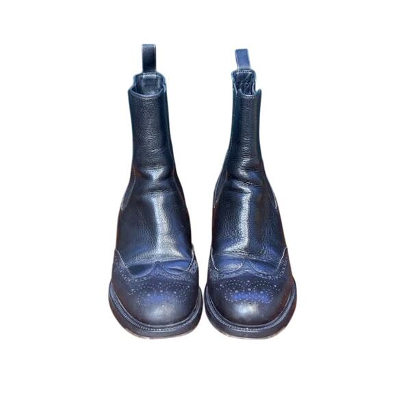 Women's Santoni leather wingtip chelsea boots size 38 euro - US 7.5 - Picture 2 of 7